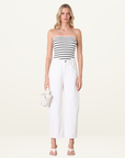 Esmaee Inlet Barrel Jean in IVORY