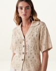 Esmaee Driftwood Top in CREAM