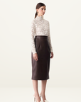 Esmaee Forme Skirt in Chocolate