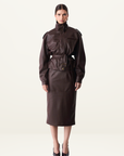 Esmaee Forme Skirt in Chocolate