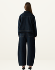 Esmaee Memphis Denim Jean in Dark Indigo