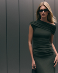 Esmaee Pause Dress in Khaki