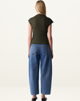 Esmaee Pause Top in Khaki