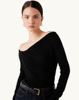 Esmaee Pinnacle Knit Top in Black