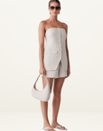 Esmaee Portsea Bandeau Top in Natural