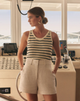 Esmaee Portsea Bandeau Top in Natural