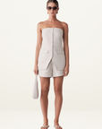 Esmaee Portsea Bandeau Top in Natural
