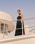 Esmaee Viewpoint Maxi Dress in BLACK