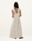 Faithfull Juana Maxi Dress in Valentina Broderie White