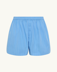 Faithfull Lonia Short in Mico Pinstripe Azul