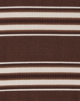 Faithfull Playa Mini Short in Ombre Stripe Macro Carob