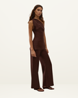 Faithfull Syna Pant in Carob