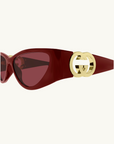 Gucci GG1824S003 in BURGUNDY