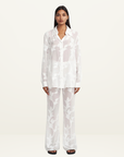 Hansen & Gretel Apollo Shirt in WHITE LILY