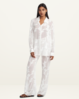 Hansen & Gretel Apollo Shirt in WHITE LILY
