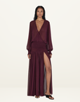 Hansen & Gretel Elliana Maxi Dress in Pinot