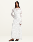 Hansen & Gretel Evonna Dress in WHITE LILY