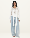 Hansen & Gretel Fay Blouse in Ivory