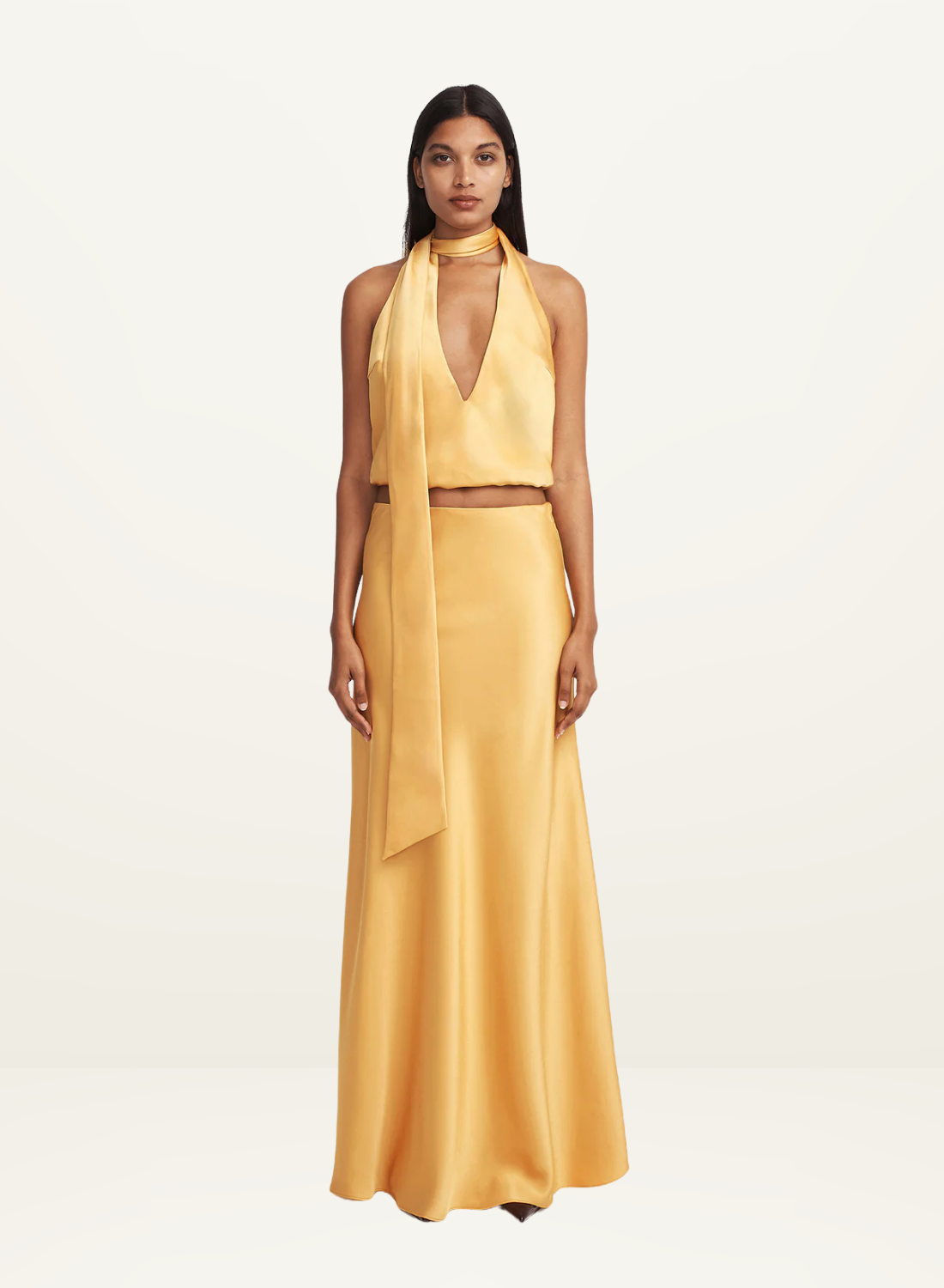 Hansen & Gretel Nova Maxi Skirt in AMBER