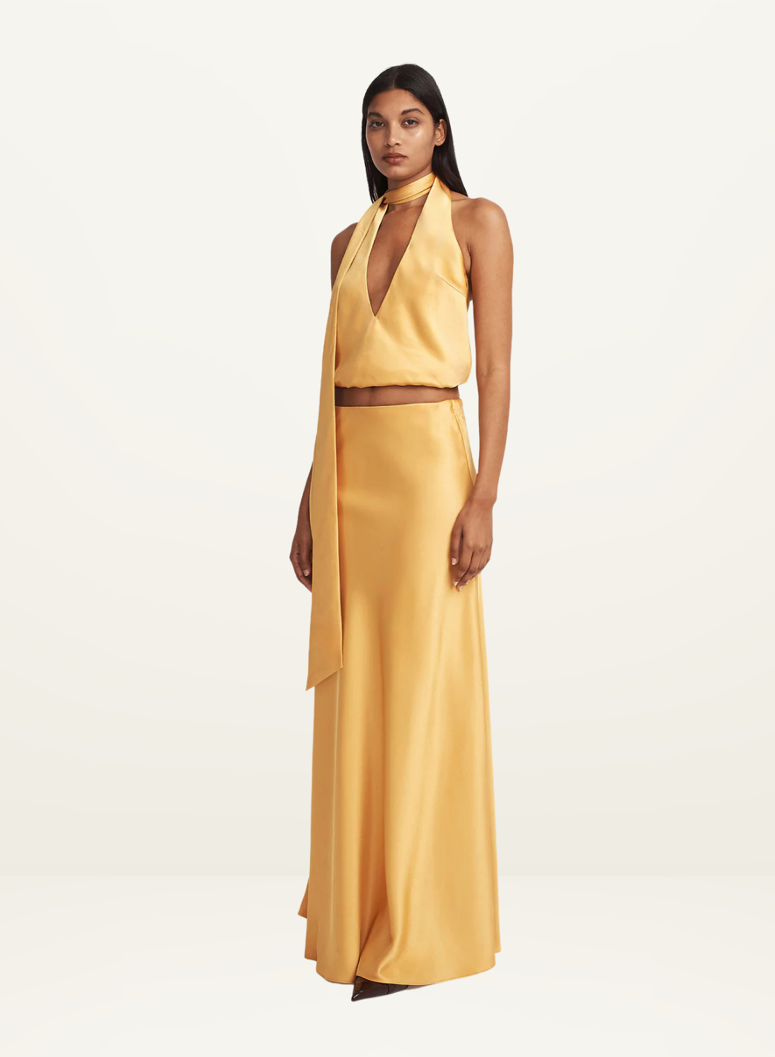 Hansen & Gretel Nova Maxi Skirt in AMBER