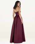 Hansen & Gretel Portia Maxi Dress in Pinot