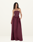 Hansen & Gretel Portia Maxi Dress in Pinot
