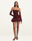 Hansen & Gretel Taglioni Dress in CABERNET