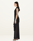 Hansen & Gretel Vesper Silk Skirt in Black