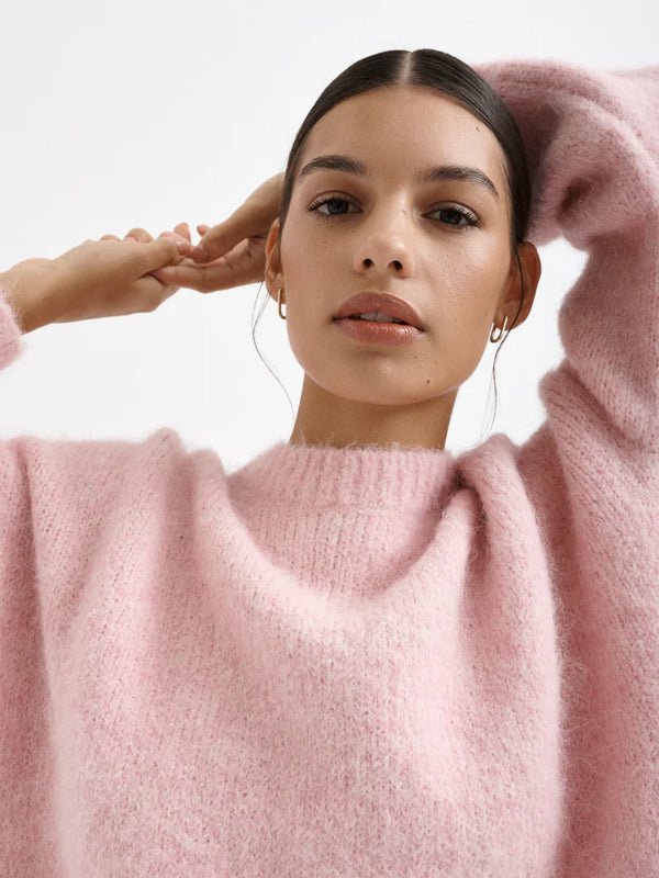 Marina Knit Sweater PEARL PINK Roame-Roame-Frolic Girls