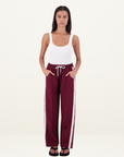 Jasmine Alexa Cassis Trouser in PLUM // LAST ONE - SIZE L