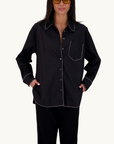Jasmine Alexa Manarola Shirt in Black