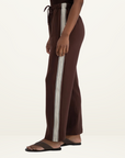 Jasmine Alexa Panarea Track Pant in BROWN