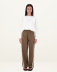 Jasmine Alexa Panarea Track Pant in OLIVE