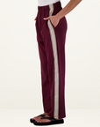 Jasmine Alexa Panarea Track Pant in PLUM