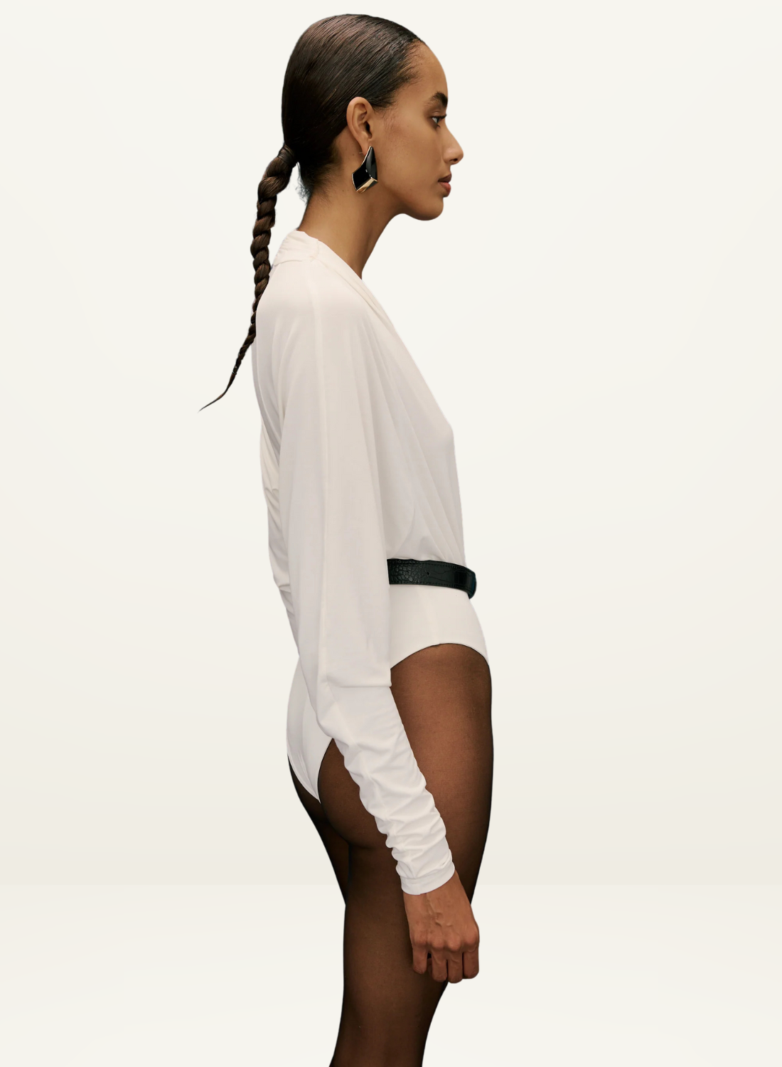 Kianna Alara Bodysuit in Ivory
