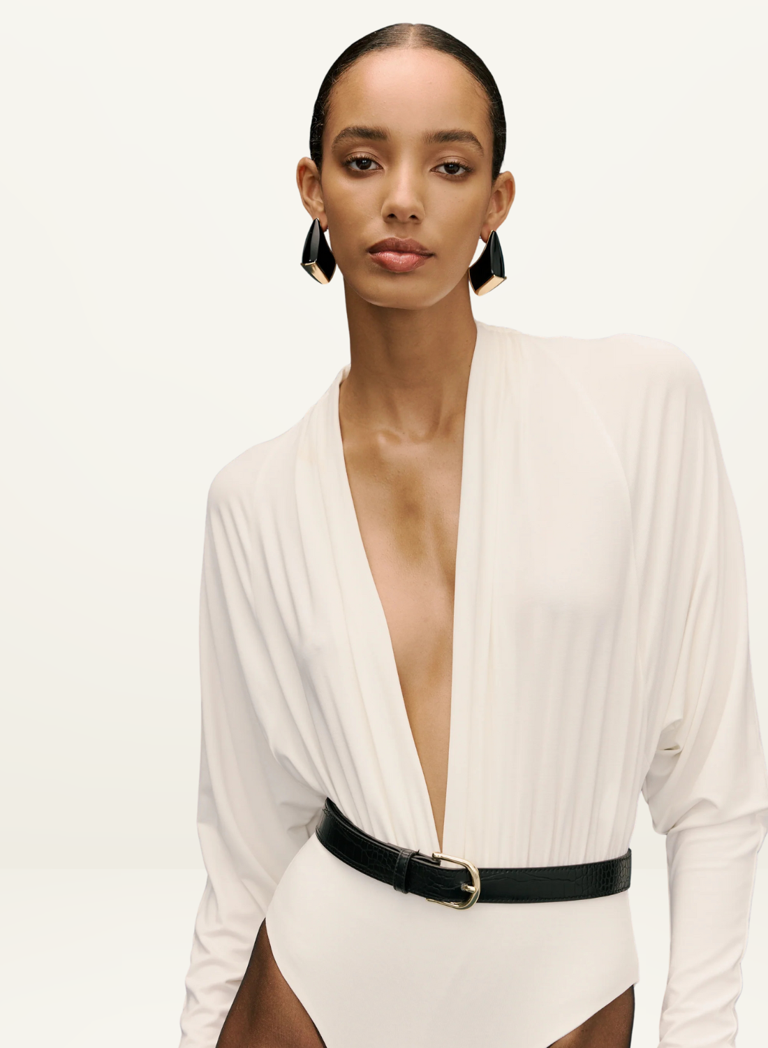 Kianna Alara Bodysuit in Ivory