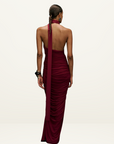 Kianna Alessia Gown Dress in Burgundy Wine // LAST ONE SIZE L 12
