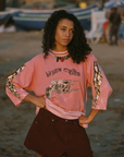 Kinga Csilla Desert Racer Tee in Faded Coral