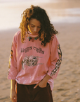Kinga Csilla Desert Racer Tee in Faded Coral