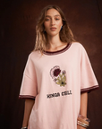 Kinga Csilla Loto Allora Tee in Pink // COMING SOON - LATE AUGUST