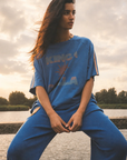 Kinga Csilla Sunset Tee in BLUE