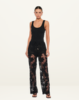 Kivari Jaxon Lace Pant in Black