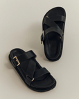 La Tribe Aki Slide in Black