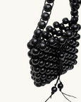 La Tribe Gia Beaded Crossbody Bag in Black