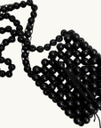 La Tribe Gia Beaded Crossbody Bag in Black
