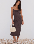 La Tribe Pointed Mule in Eggshell