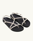 La Tribe Tube Sandal In TOFU/BLACK