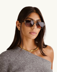 Luv Lou Dusty Sunglasses in Mocha Tort
