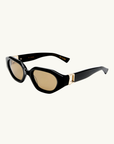 Luv Lou Freddie Sunglasses in Black
