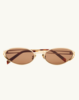 Luv Lou Paloma Sunglasses in Gold
